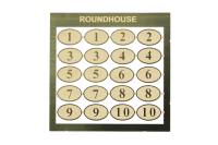 Roundhouse Number plates 1-10